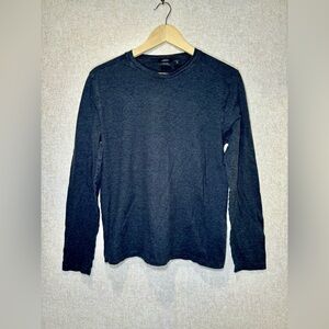 Hugo Boss Mercerised Slim Fit Long Sleeve Tee Shirt Closet Staple Size Medium